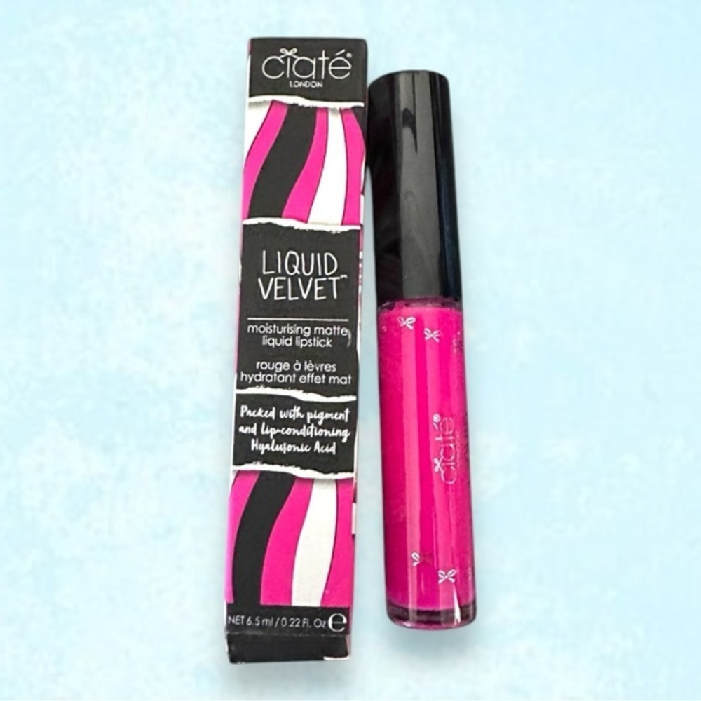 🆕 NWT Ciate London Liquid Velvet Lipstick Sass Pot Bright Pink Liquid Lipstick